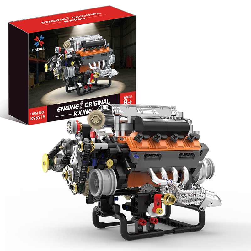 Model Kit V8 - K96215 767PCS Model Mesin V8 Blok