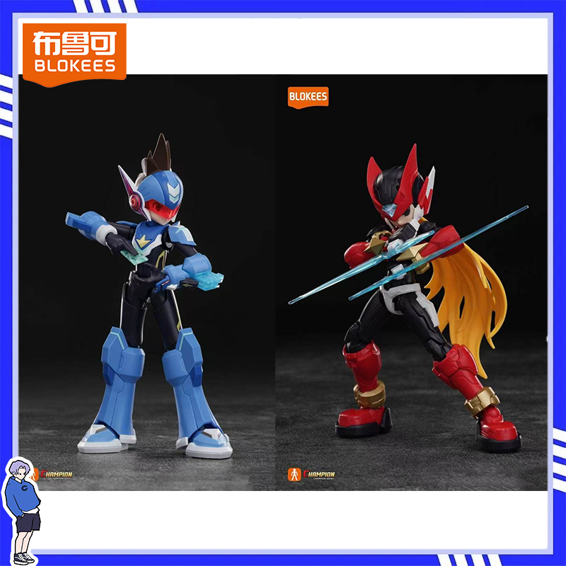 Mega Man X Model Kit - Tersedia Blokees Mega Man Champion Class