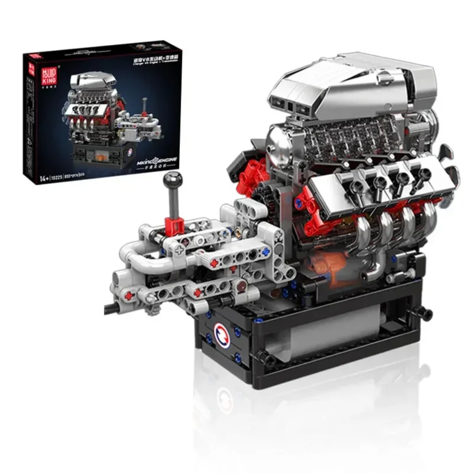Model Kit V8 - Kit Bangunan Model Mesin Mold King
