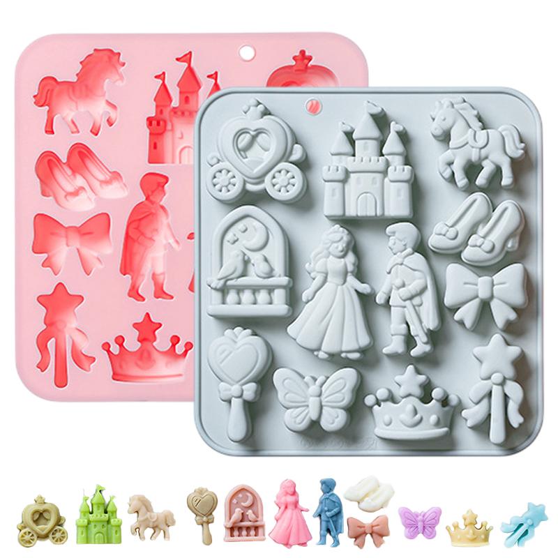 Model Kitchen Set - 🌸 Cetakan Silikon 12 Lubang Pangeran,