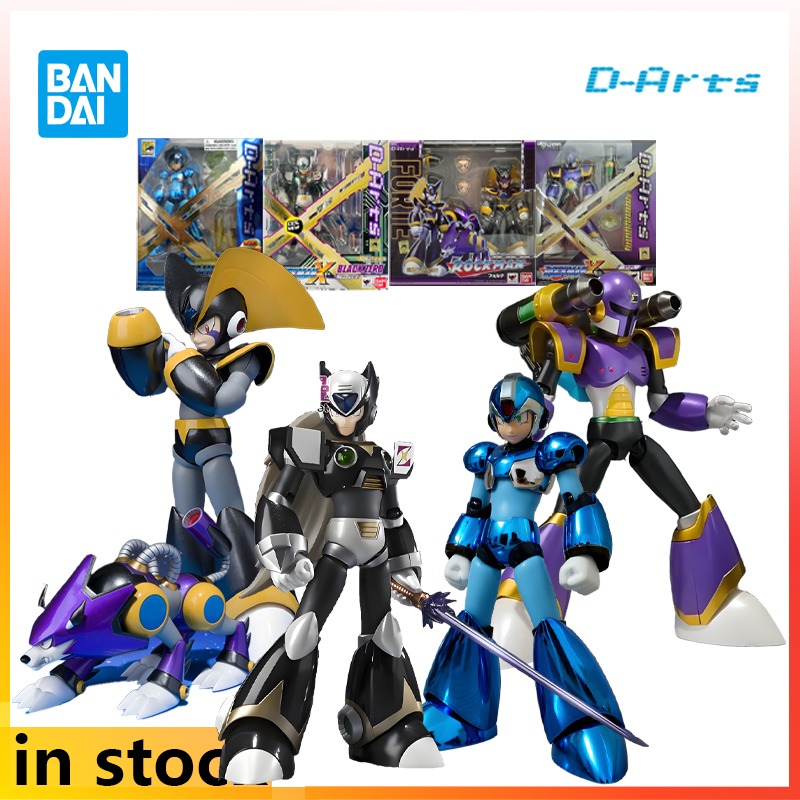 Mega Man X Model Kit - Produk Mecha D-arts Asli Bandai Adalah