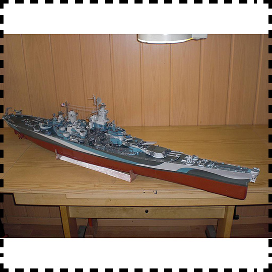 Model Kit Uss Missouri - 1:200 skala USS Missouri (BB-63) Navy