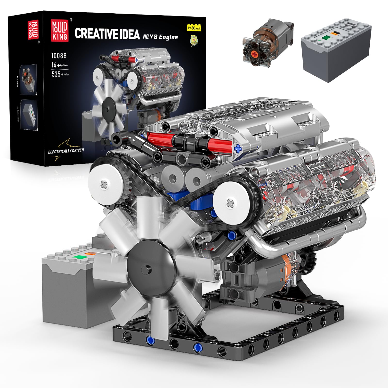 Model Kit V8 - Mould King 10088 Kit Blok Bangunan