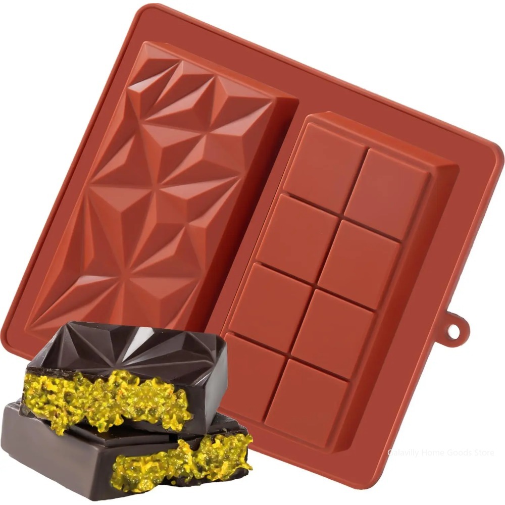Model Kitchen Set - Cetakan Cokelat Dubai Bentuk Batangan Pistachio,