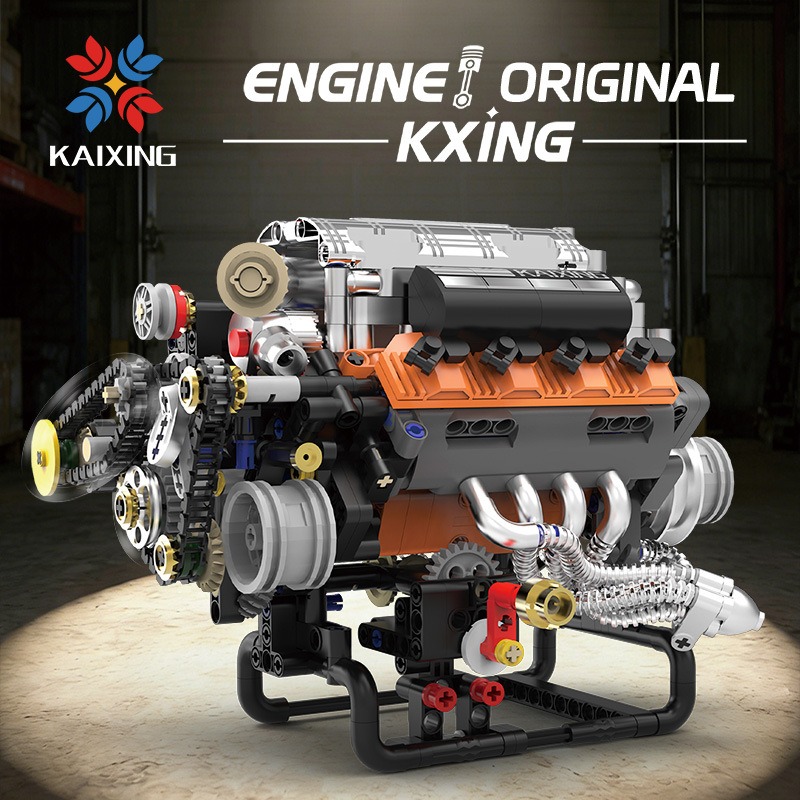 K96215 767PCS Model Mesin V8 B - Model Kit V8 ulasan dan harga