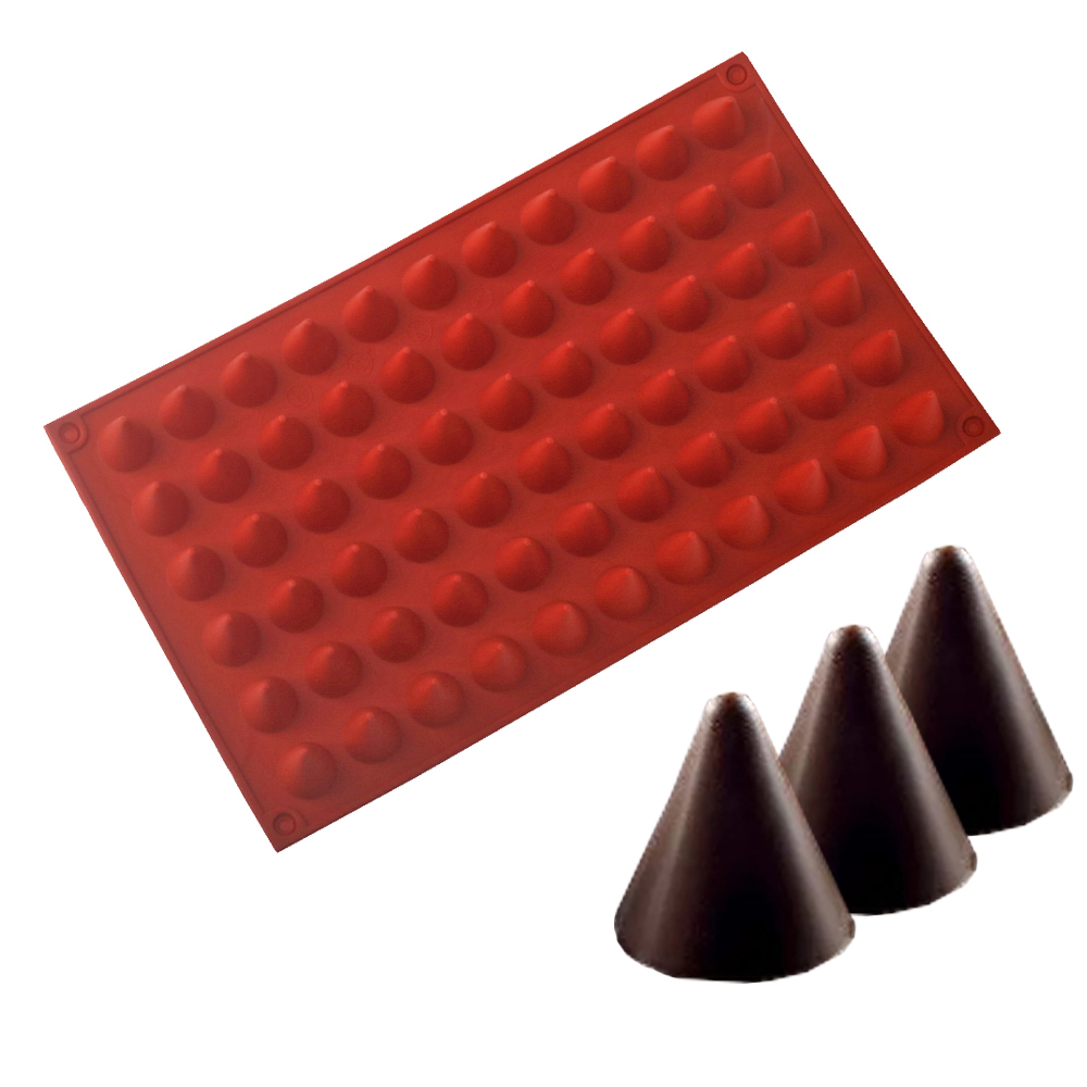 66-sel kerucut coklat cetakan  - Model Kitchen Set ulasan dan harga