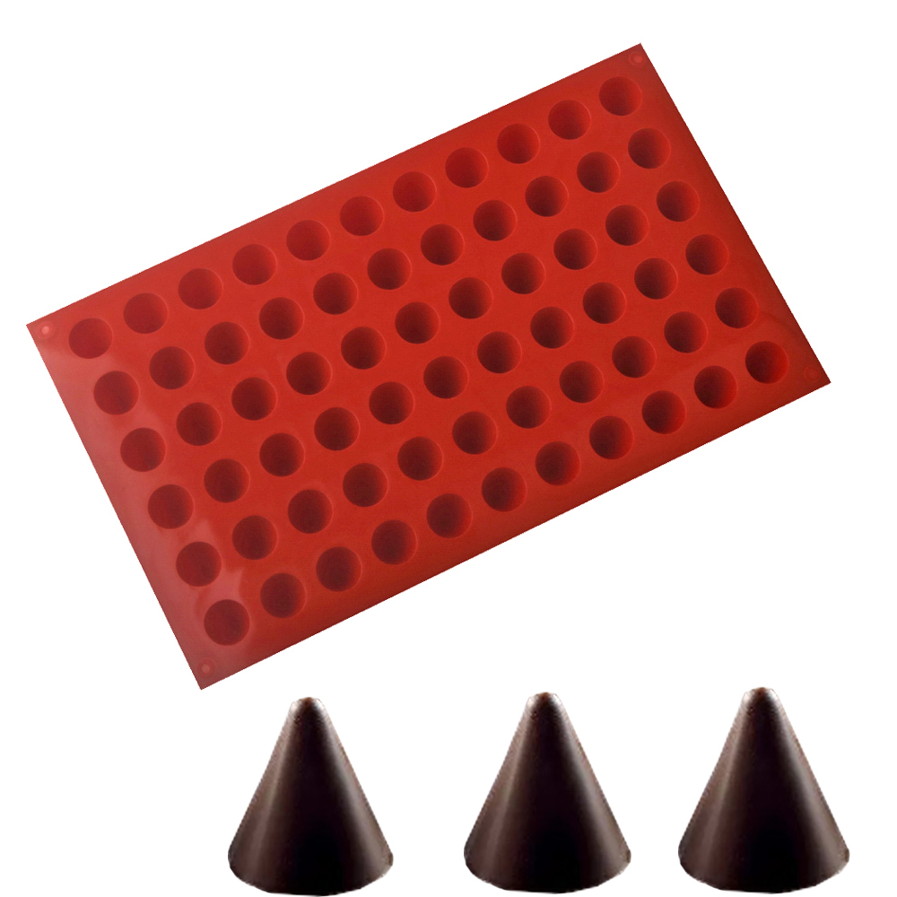 66-sel kerucut coklat cetakan  - Model Kitchen Set ulasan dan harga