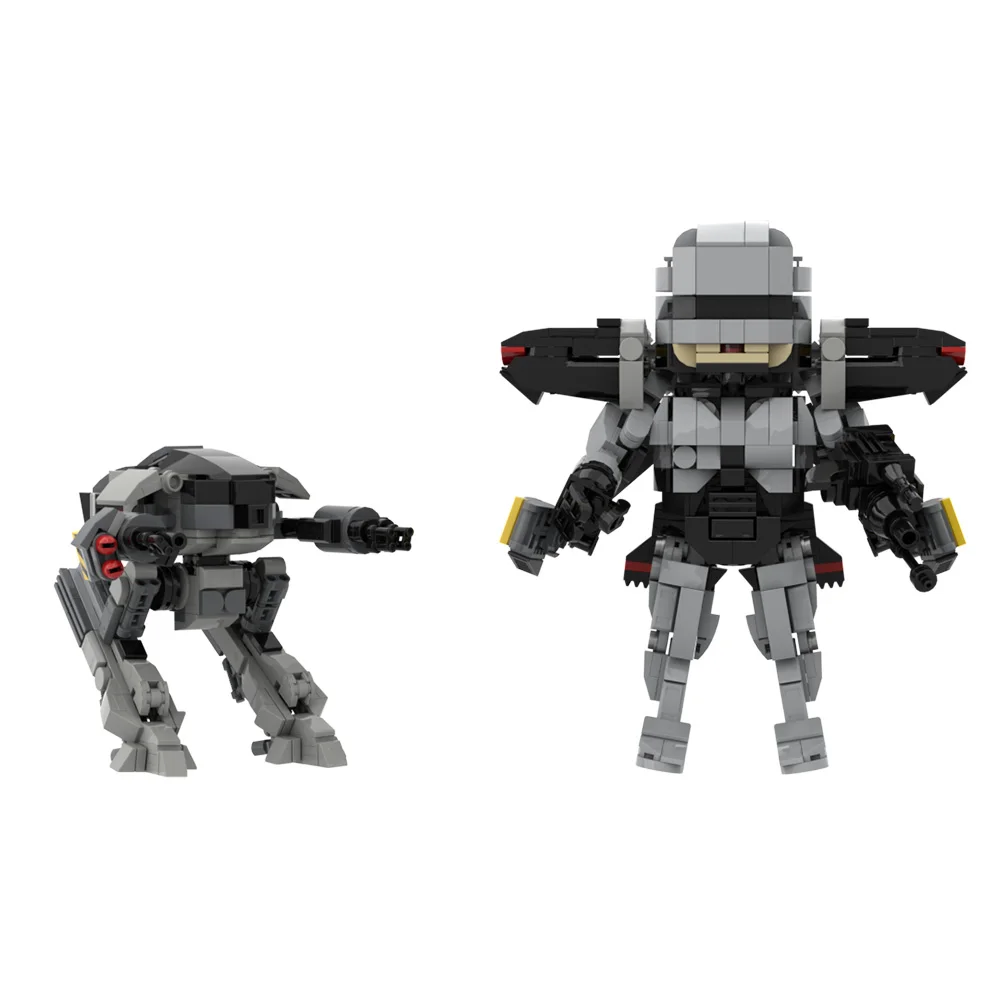 MOC Film MechWarrior RoboCoped - Model Kit Robocop ulasan dan harga