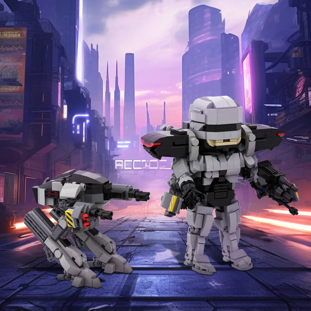MOC Film MechWarrior RoboCoped - Model Kit Robocop ulasan dan harga