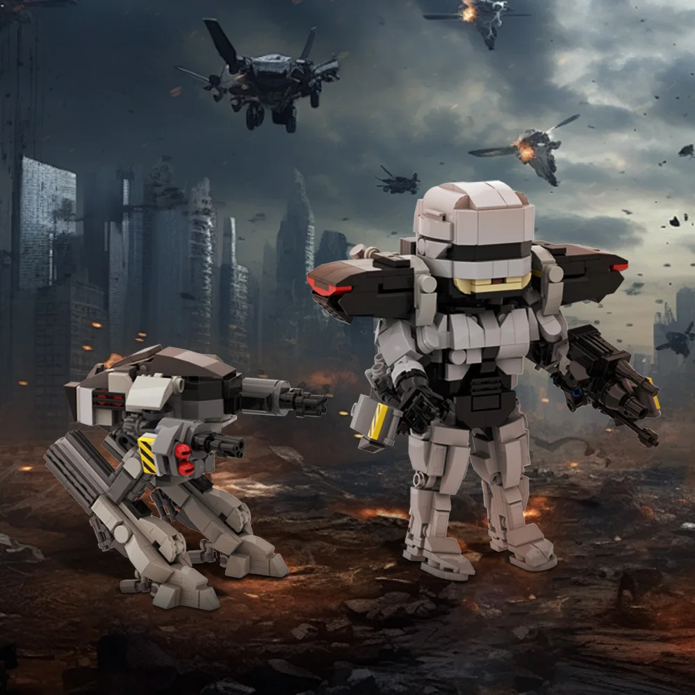 MOC Film MechWarrior RoboCoped - Model Kit Robocop ulasan dan harga