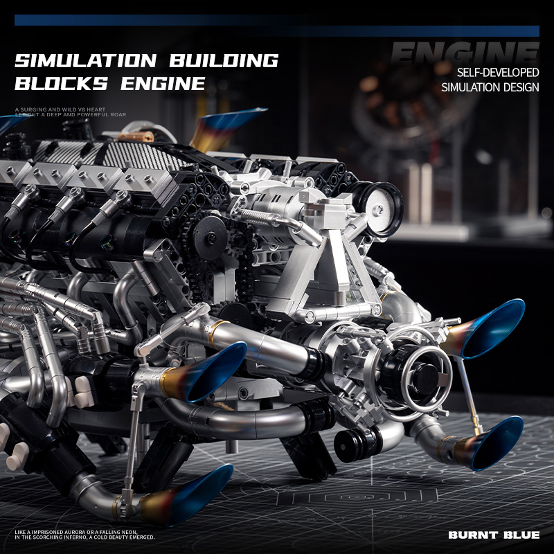 Kit Blok Bangunan Mesin V8 Sup - Model Kit V8 ulasan dan harga