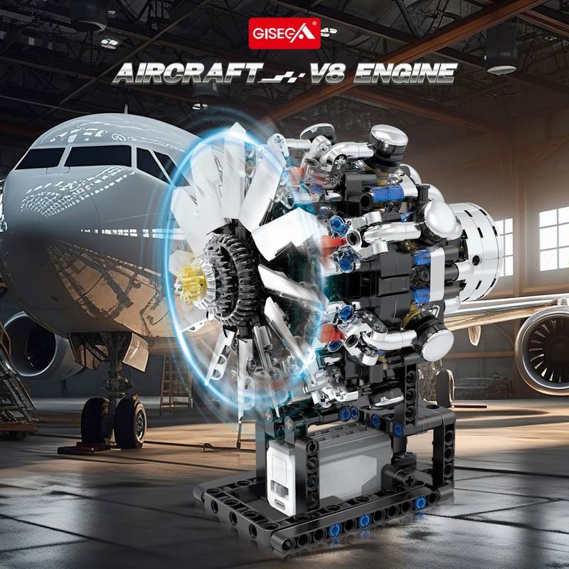 G8910 Mesin Penerbangan V8 558 - Model Kit V8 ulasan dan harga