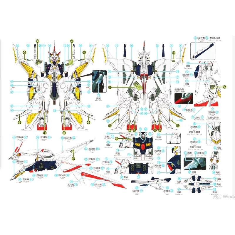 Flaming Snow HG-34 Stiker Selu - Model Kit Decals ulasan dan harga