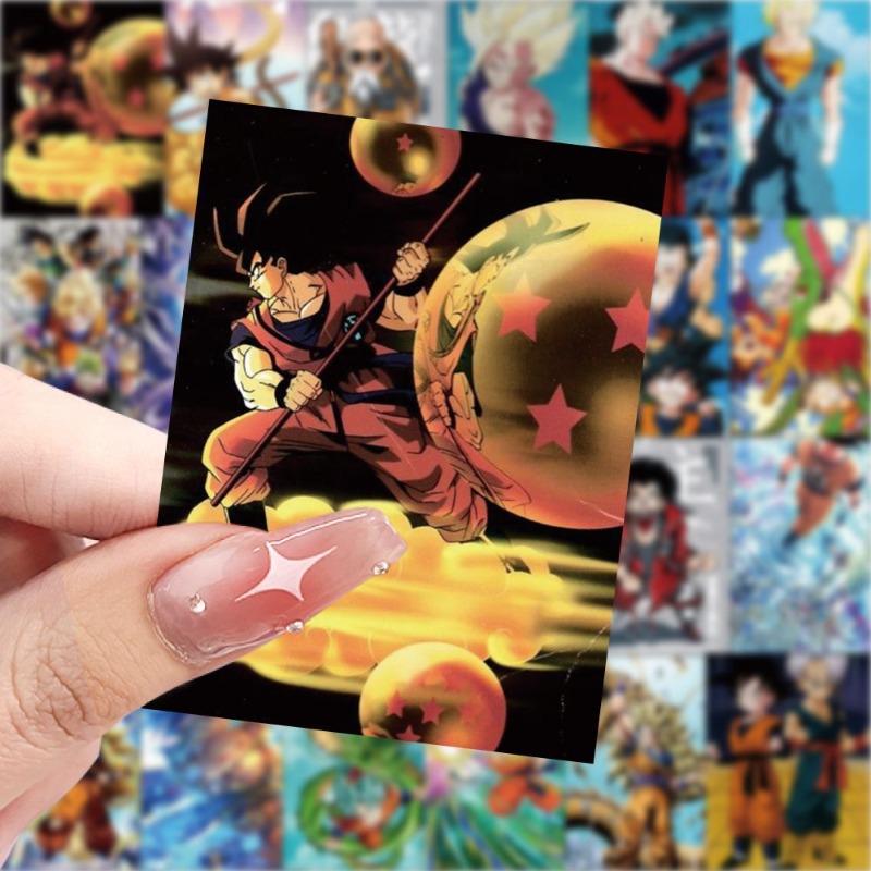 63pcs/bag Stiker Kartun Dragon - Model Kit Dragon Ball ulasan dan harga