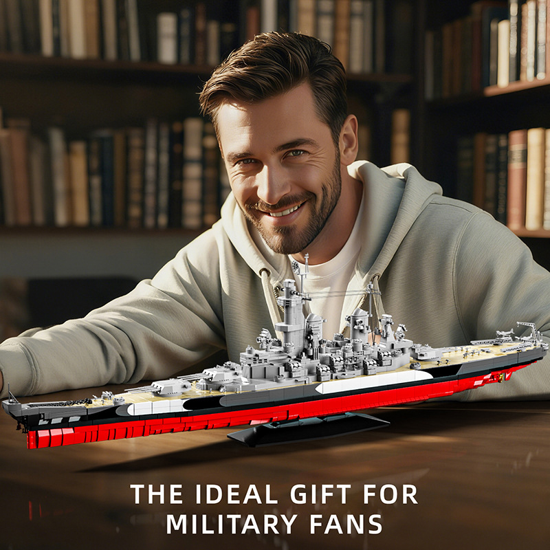 Militer 1:300 USS Missouri Set - Model Kit Uss Missouri ulasan dan harga