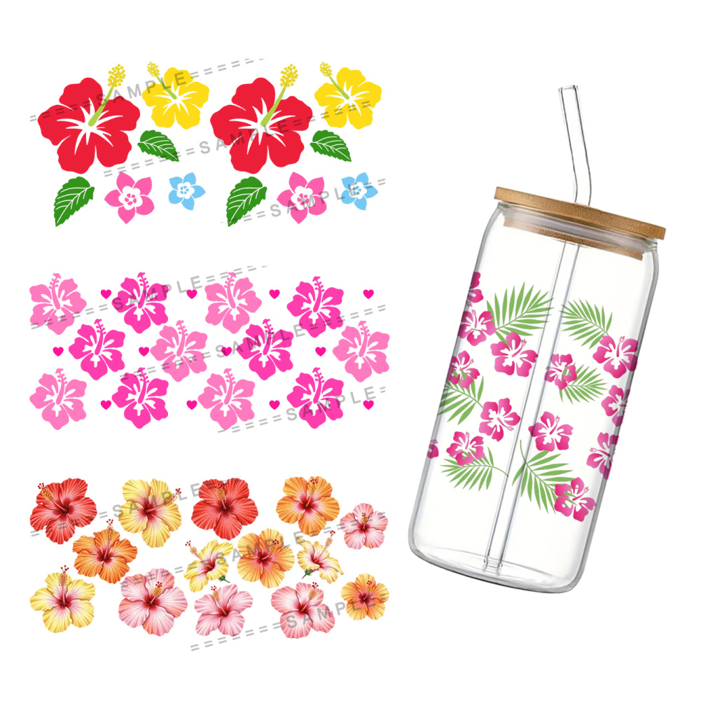 Stiker Hibiscus Syriacus UV DT - Model Kit Decals ulasan dan harga