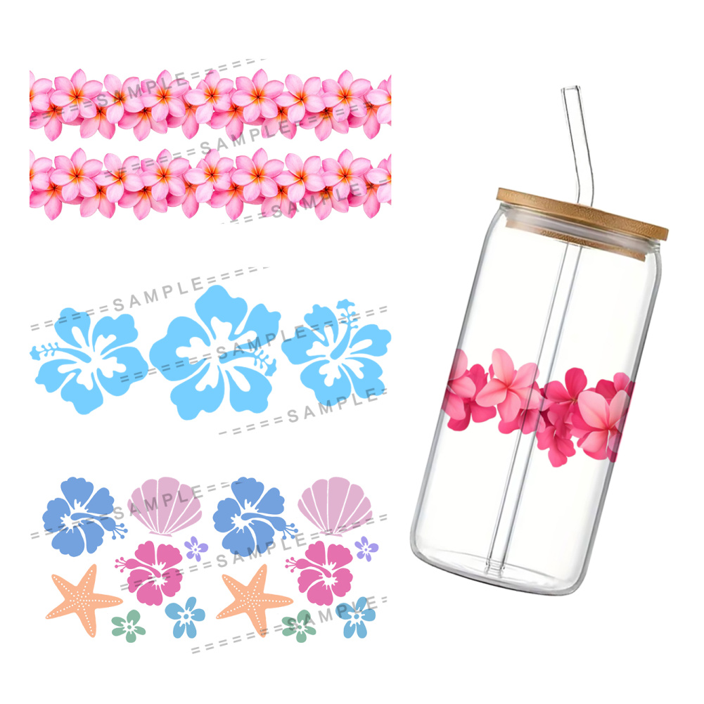 Stiker Hibiscus Syriacus UV DT - Model Kit Decals ulasan dan harga