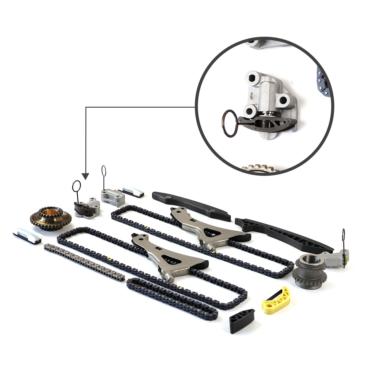 Kit Penyetel Camshaft Rantai T - Model Kit V8 ulasan dan harga