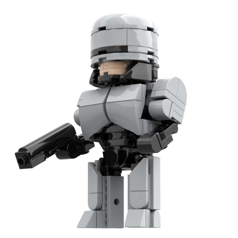 Blok Bangunan MOC Petugas Poli - Model Kit Robocop ulasan dan harga