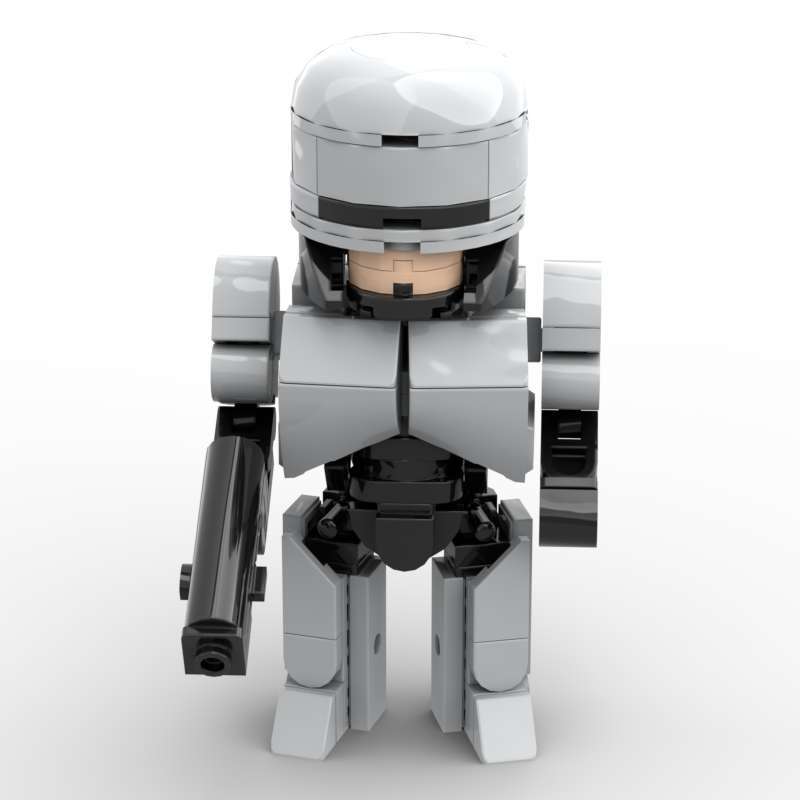 Blok Bangunan MOC Petugas Poli - Model Kit Robocop ulasan dan harga
