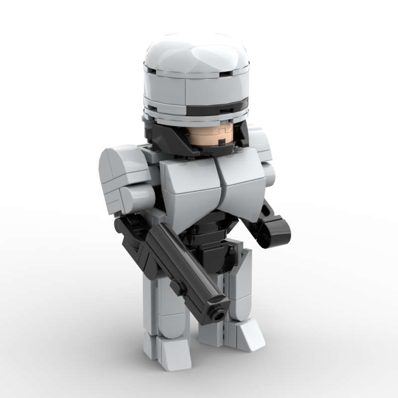 Blok Bangunan MOC Petugas Poli - Model Kit Robocop ulasan dan harga