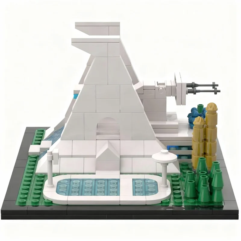 261pcs MOC Arsitektur Mazinger - Model Kit Mazinger ulasan dan harga