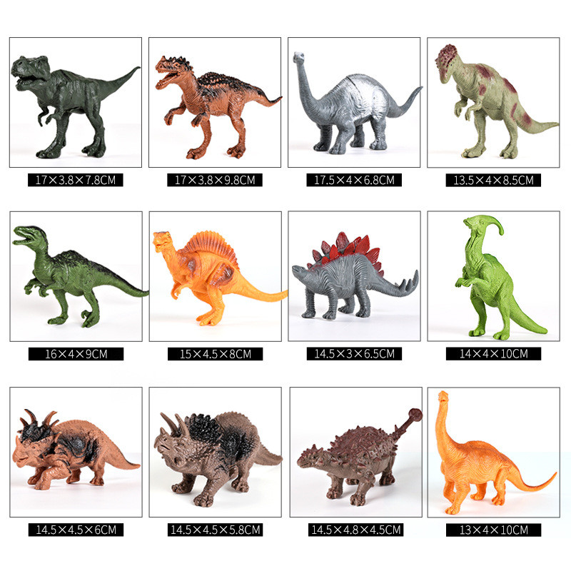 44 buah Set simulasi dinosauru - Model Kit Dinosaur Bandai ulasan dan harga