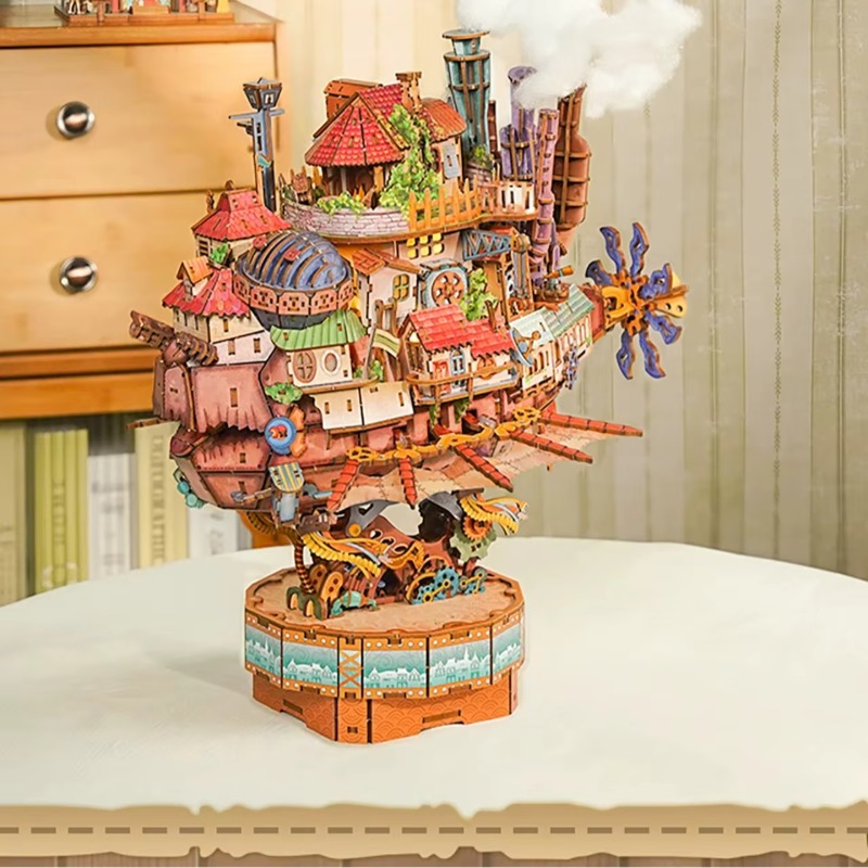Kapal Perjalanan Asli Howl's M - Model Kit Japan ulasan dan harga